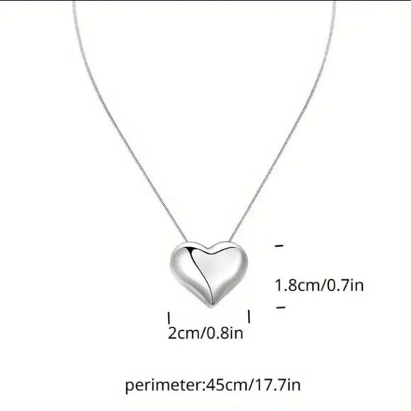 Boho heart necklace - Picture 4 of 6